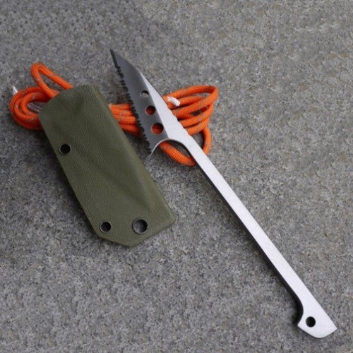 Survival Fishing Harpoon Flake Tools Fixed Blade Knife